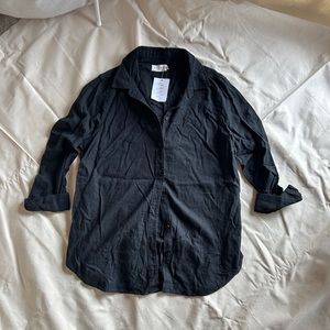Risen Linen Button Down NWT